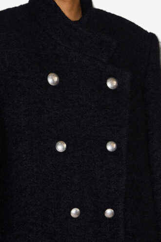 Giusa Brushed Wool Coat