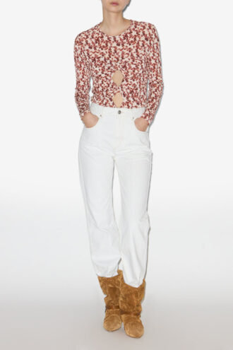 Gladice Gathered Jersey Top
