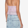 Gloria Strappy Top in Plain-Colored Cotton Voile
