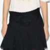 Goldie Short Cotton and Lace Skirt