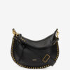 Grained Leather Bag with Studs Naoko