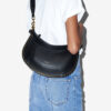 Grained Leather Bag with Studs Naoko