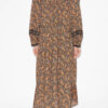 Greila Long Printed Cotton Voile Dress