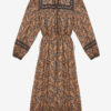 Greila Long Printed Cotton Voile Dress