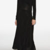 Gwendy Long Gathered Jersey Skirt