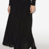 Gwendy Long Gathered Jersey Skirt