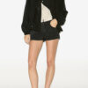Gwenola Short Satiny Technical Fabric Jacket