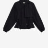 Gwenola Short Satiny Technical Fabric Jacket