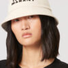 Haley Embroidered Bucket Hat with Logo