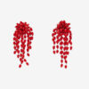 Hanabi Beaded Pendant Earrings