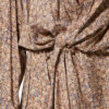 Harmony Floral Silk Jacquard Shirt Dress