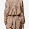 Harmony Floral Silk Jacquard Shirt Dress