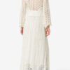 Harya Long Romantic Guipure Dress