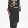 Hectorina Gathered Technical Fabric Pants