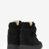 High-Top Leather Wedge Sneakers