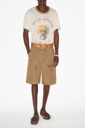 Honore Printed Linen T-Shirt