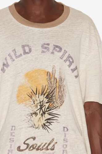 Honore Printed Linen T-Shirt