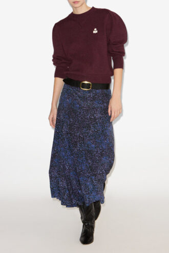 Hortensia Printed Midi Skirt