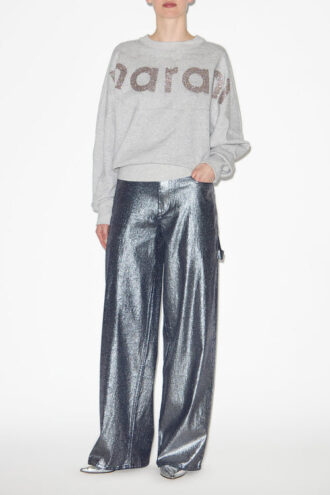 Houston Cotton Sweatshirt with Logo