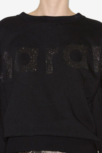 Houston Cotton Sweatshirt with Logo