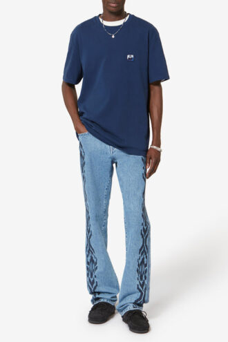Hugo Short-Sleeve Cotton T-Shirt with Patch