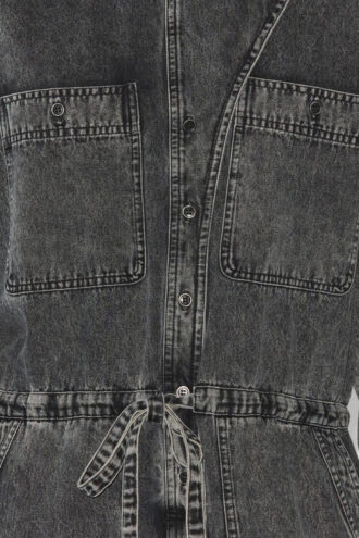 Idany Cotton Denim Overall with Long Sleeves