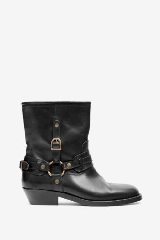 Ildred Calfskin Leather Boots