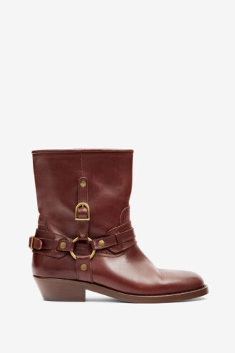 Ildred Calfskin Leather Boots