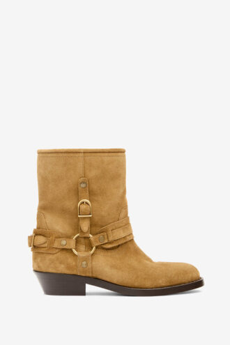 Ildred Suede Calfskin Leather Boots