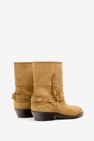 Ildred Suede Calfskin Leather Boots