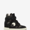 Im3 High-Top Leather Wedge Sneakers
