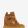 Im3 High-Top Leather Wedge Sneakers