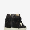 Im3 High-Top Leather Wedge Sneakers