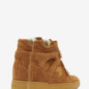 Im3 High-Top Leather Wedge Sneakers