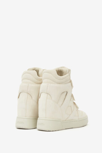 Im3 High-Top Leather Wedge Sneakers