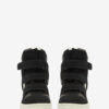 Im3 High-Top Leather Wedge Sneakers