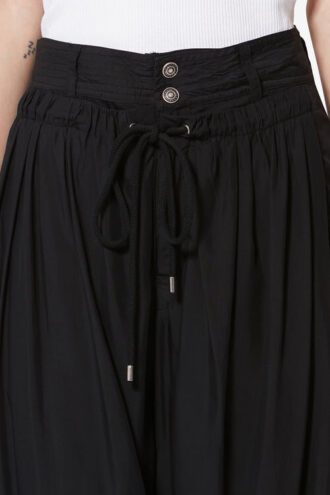 Inaya Wide-Leg Layered Waistband Pants