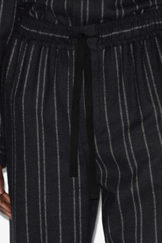 Isaki Striped Cotton Pants