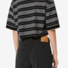 Isalyne Striped Cotton Piqué Polo Shirt