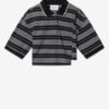 Isalyne Striped Cotton Piqué Polo Shirt