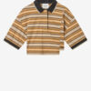 Isalyne Striped Cotton Piqué Polo Shirt