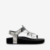 Isela Flat Leather Sandals