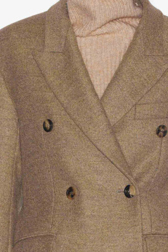 Isidora Flecked Wool Coat