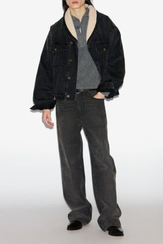 Jackson Denim and Faux Fur Jacket