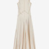 Jadelia Long Satin and Lace Dress