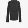 Jadia Lurex Stand-Up Collar Top