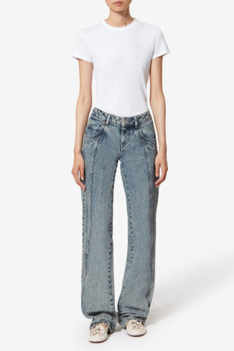 Jaylis Washed Denim Bootcut Jeans