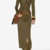 Jelina Long Draped Jersey Dress