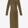 Jelina Long Draped Jersey Dress