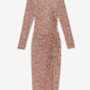 Jelina Long Draped Jersey Dress